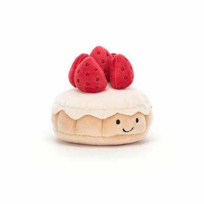 Jellycat Pretty Patisserie Tarte Aux Fraises | UXWG-65397